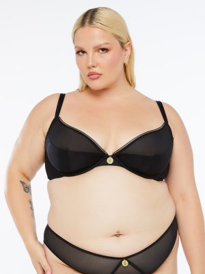 X-Ray Vision Half Cup Plunge Bra