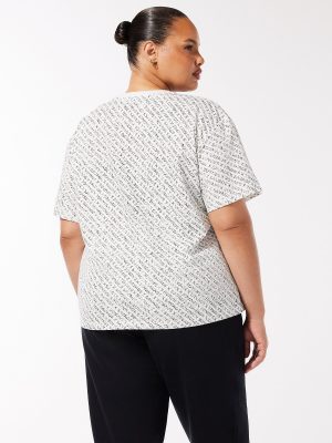 Essential Heavy Jersey Stacked Monogram Tee