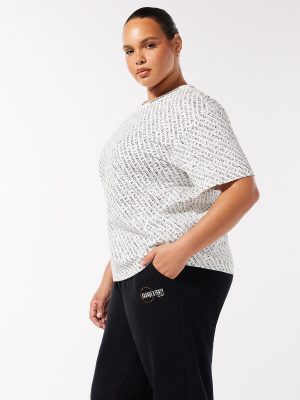 Essential Heavy Jersey Stacked Monogram Tee