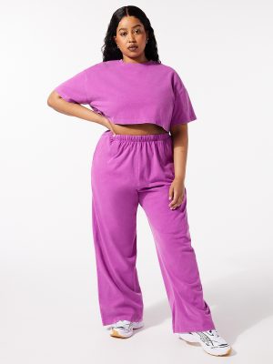 Essential Heavy Jersey Washed Cropped Tee