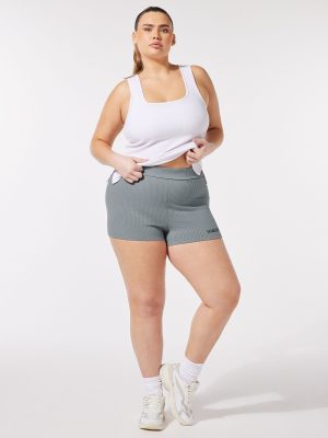 Essential Heavy Rib Booty Short