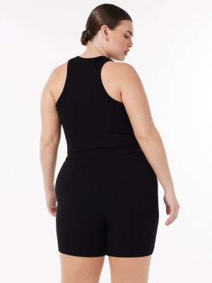 Essential Heavy Rib Cropped Logo Tank