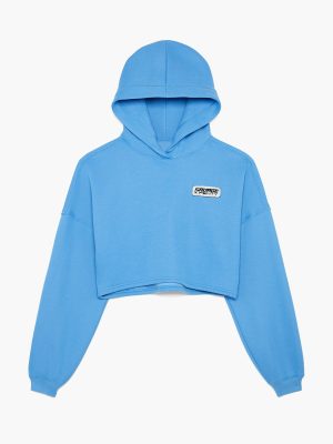 Essential Racer Cropped Hoodie