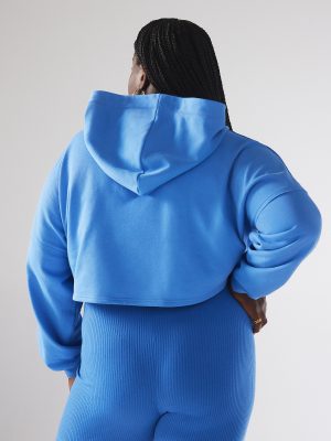 Essential Terry Scope Logo Cropped Hoodie